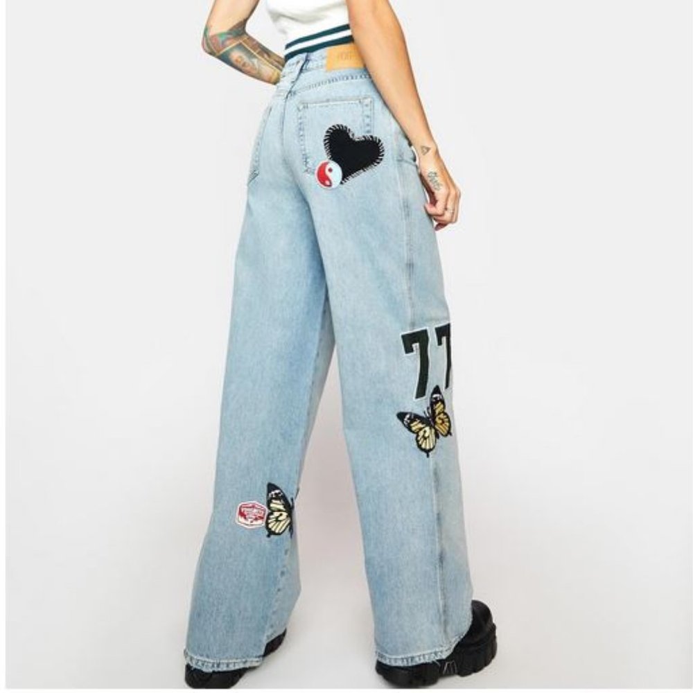Urban Outfitters Logo Denim Jeans - US Size 27 Waist